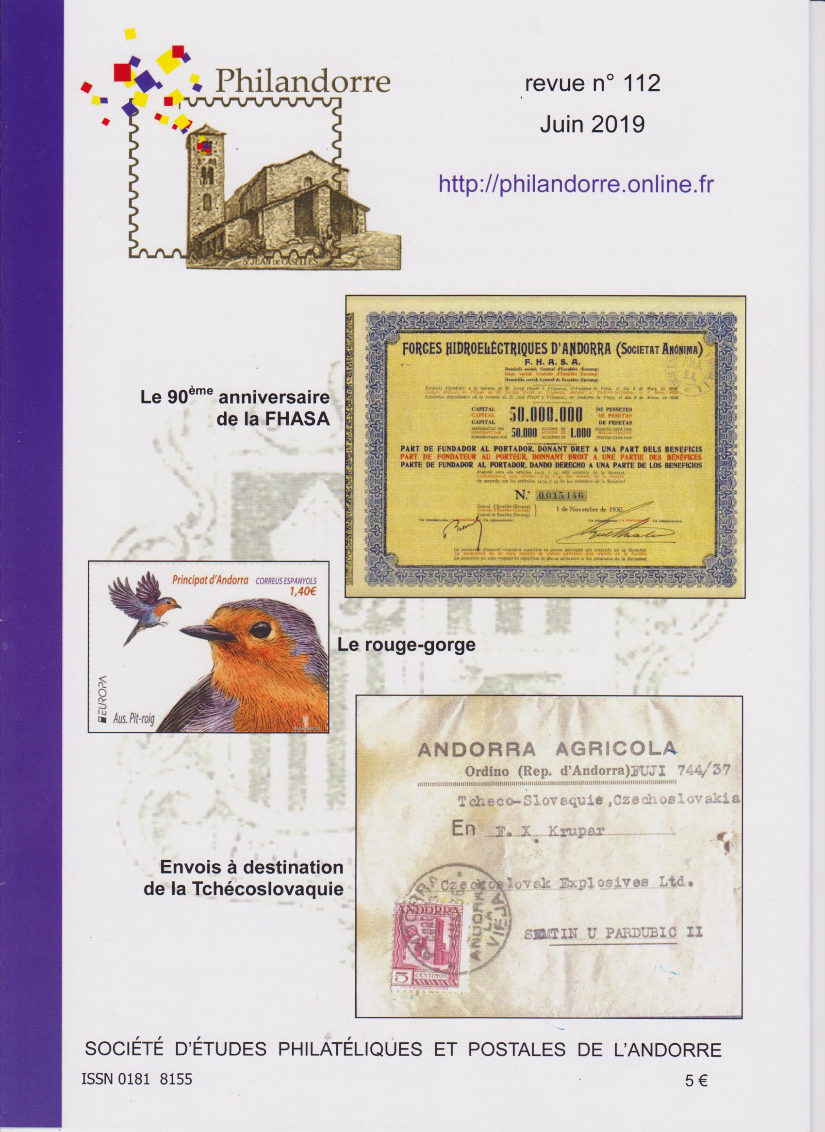 Philandorre N° 112
